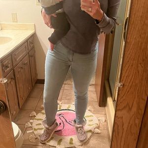 High waist skinny wranglers